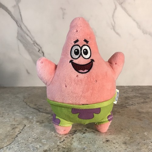 NICKELODEON FETCH FOR PETS SPONGEBOB PATRICK THE STARFISH SQUEAKER PLUSH DOLL