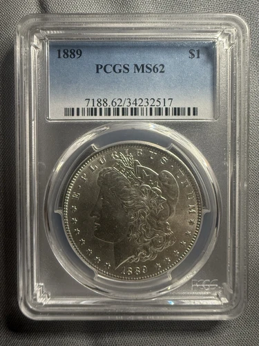 1889-P Morgan Dollar MS62 PCGS T-209