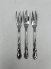 Present Yorkville Set of 3 Stainless Steel Dinner Forks Flatware