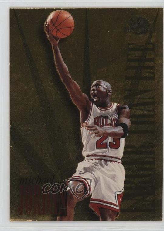 1995-96 Skybox Premium Larger than Life Michael Jordan #L1 HOF 4at