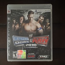 WWE SmackDown vs. Raw 2010 THQ - Sony PlayStation 3 PS3 Fighting Sports T