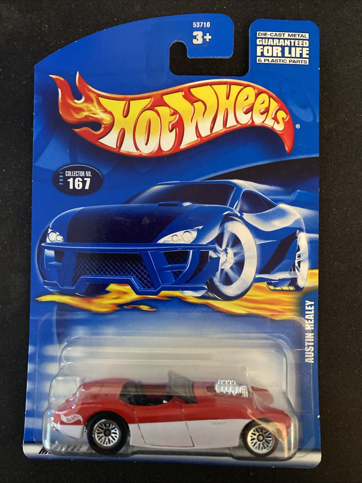Hot Wheels Austin Healey 2001 Collector No. 167 Red