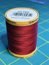 Gutermann Natural Cotton Thread 876 yds - various colors - made in Greece