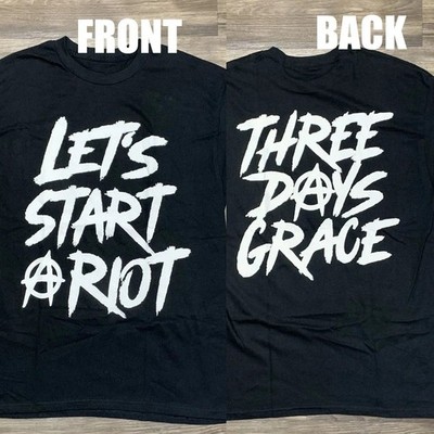 LIMITED SALE! 2025 Three Days Grace Let s Start A Riot Concert Venue