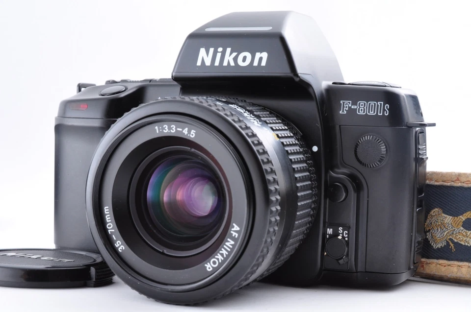 Lente Nikon F-801s F-801 S cámara fotográfica AF Nikkor 35-70 mm F/3,3-4,5 de Japón Foto 2 de 4