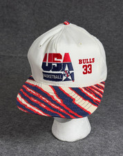 USA Dream Team Scottie Pippen Hat Snapback Cap 33 Vintage Olympics Bulls