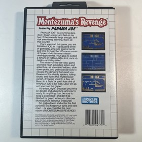 Montezuma's Revenge Sega Master System SMS Complete Game W/ Manual