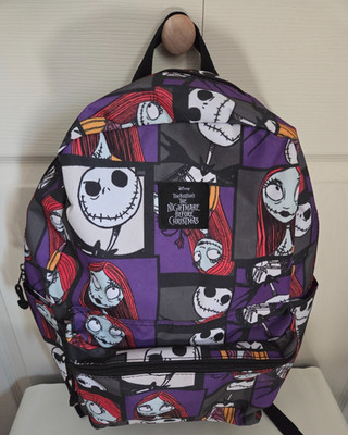NICE! Disney Nightmare Before Christmas Multicolor Jack & Sally Backpack
