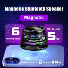 Magnetic G200 Bluetooth Speaker Mini Wireless RGB Lights Portable Phone Holder