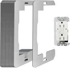 30 Pcs Wall Plate Spacer, Metal Single Gang Flush Fit Device Leveling Plates- Re