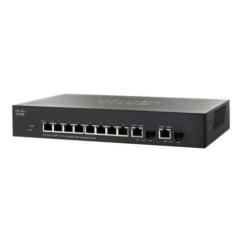 Cisco Small Business SG300-10 Switch géré 8 x 10-100-1000 (PoE+) + 2 x SFP Gigab