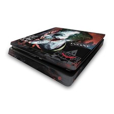 OFFICIAL BATMAN ARKHAM CITY GRAPHICS VINYL SKIN DECAL FOR SONY PS4 SLIM CONSOLE