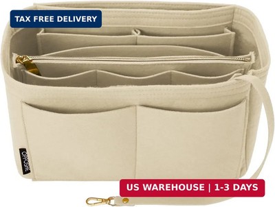 Purse Organizer Insert for Handbags, Softened Felt Bag Insert Organizer