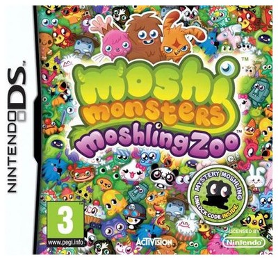 Moshi Monsters: Moshling Zoo, OVP (mit Handbuch) für Nintendo DS. Gereinigt, T...