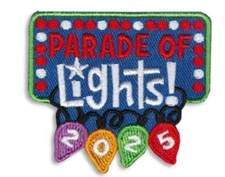 Girl Boy Cub Christmas PARADE OF LIGHTS '25 2025 Fun Patches Badges SCOUT GUIDE