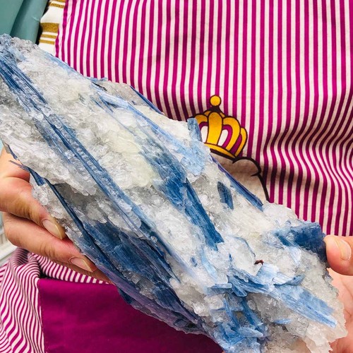 3.52LB Rare Natural Blue Kyanite Crystal Quartz Rough Mineral Specimen Healing - Picture 7 of 17