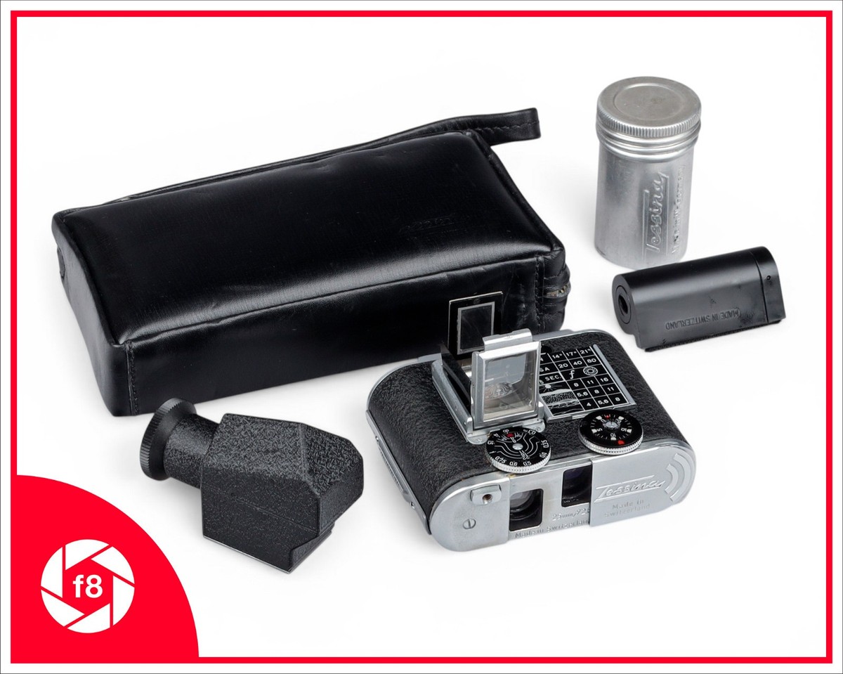 RARE] Concava Tessina L Black Swiss Made Subminiature Camera +