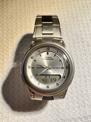 Used Casio Telememo 30 Men’s Analog/Digital Quartz Watch - Picture 4 of 4