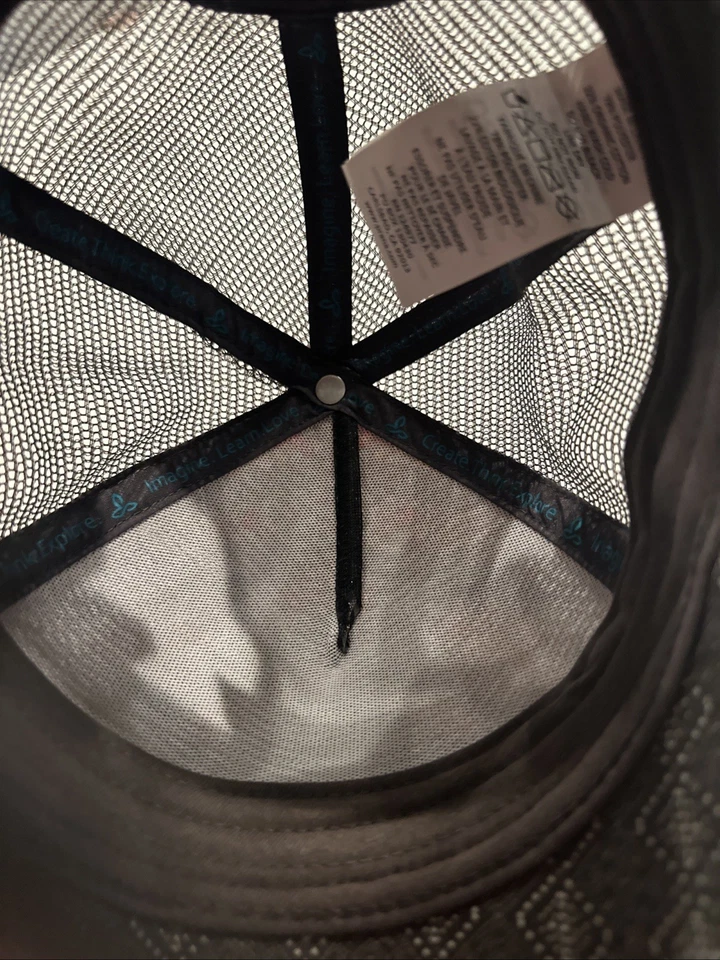 PrAna Hat Adult One Size Brown, Orange, Red V Pattern Mesh Snapback Trucker Cap - Image 3 of 4