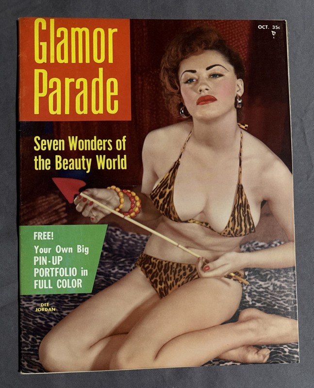 Glamor Parade Magazine October 1956 Dee Jordan Candy Loden