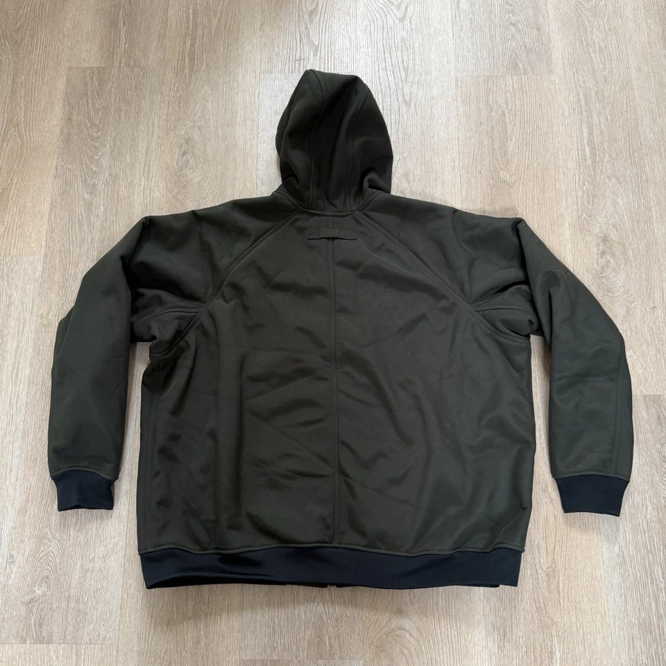 Duluth Trading Co Jacket Mens 3XL Green Prudhoe Bay Hooded Fleece Lined Coat - Image 2 of 4