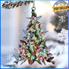 NEW 2025 Christmas Pendant Hummingbird Decor Colorful Ornament Tree Decorative❄️