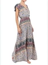 Tigerlily belle eau boho maxi dress, size 8