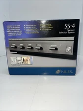 Niles SS-4 Four 4 Room Speaker Selection System Home Audio New Black Mint BK03