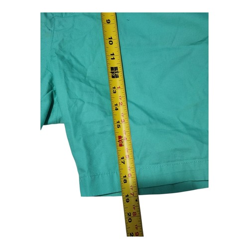 Vineyard Vines Club Shorts Mens 40 Chino Turquoise Solid Cotton Twill 6.5 Inseam - Picture 7 of 9