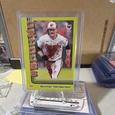 2024 Topps Brooklyn Collection Chartreuse Gunnar Henderson #16 /99 Orioles