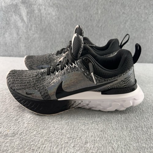 Nike React Infinity Run Flyknit 3 Premium schwarz Zebra schillernd Damengröße 7 - Bild 3 von 16