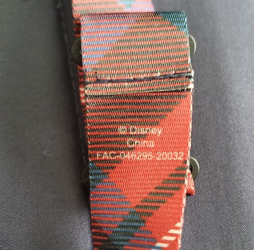 Disney 50th Anniversary VIP Tours Pin & RARE Plaid Lanyard Walt Disney World WDW - Picture 5 of 7