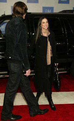 Ashton Kutcher Demi Moore at GM Rocks Award Season With Cars Stars- Old Photo