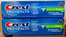 (Pack of 2) Crest Pro-Health With Scope Anticavity Toothpaste, 4.3 oz, Exp 08-28 1.05 per gallon