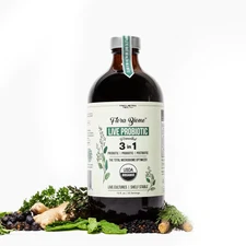 NWOB Flora Biome Live Probiotic Liquid Prebiotic Postbiotic Live Cultures 16FlOz