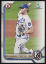 2022 Bowman Draft #BD-101 Steven Zobac  Kansas City Royals