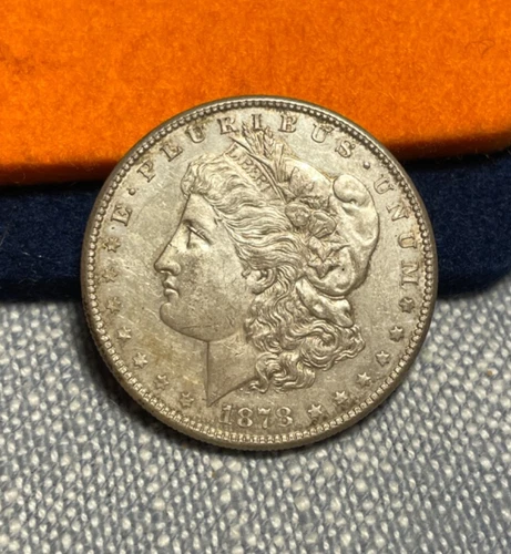 (#100632). Morgan Silver Dollar: 1878 S  #1  AU++  proof like  (see video!)