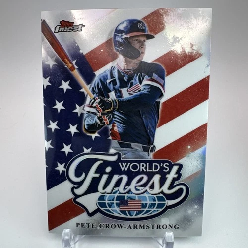 2026 Topps Finest Pete Crow-Armstrong Refractor (RAW)