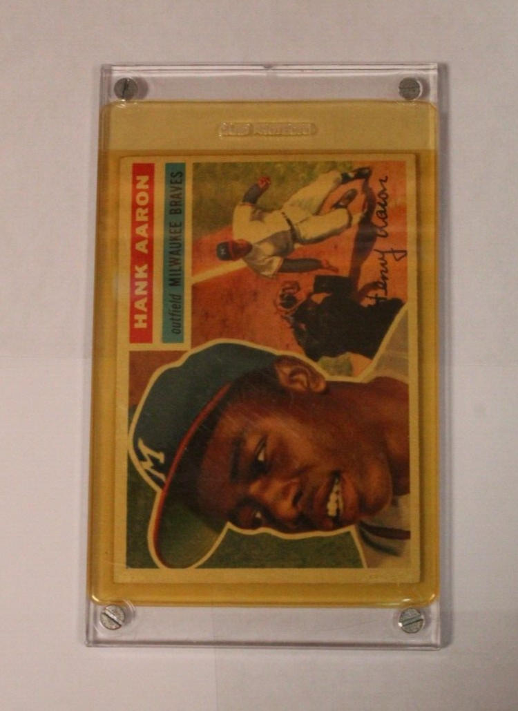 1956 Topps 31 Hank Aaron Baseball Card eBay