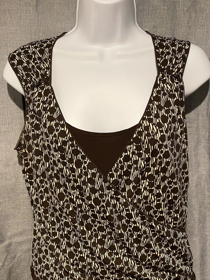 Medium Max Studio Stretch poco por debajo de la rodilla marrón Foto 4 de 4