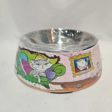 "Cat Royalty" Cat Bowl Go Green Bamboo Kitty Feeding Removable Stainless Bowl