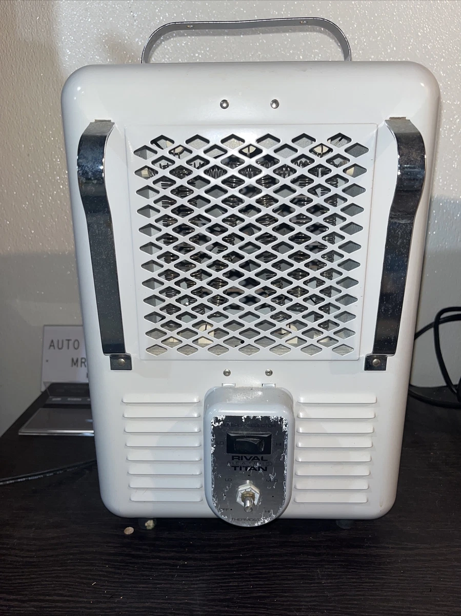 Rival Titan Heater Utility Space Heater Portable Model T 760 1500 Watt Max  | eBay