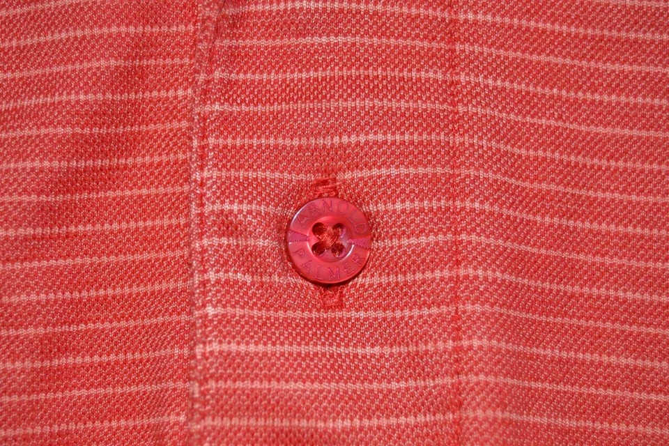 CAMISA POLO ARNOLD PALMER GOLF RAYAS ROJAS HOMBRE TALLA GRANDE L Foto 4 de 4