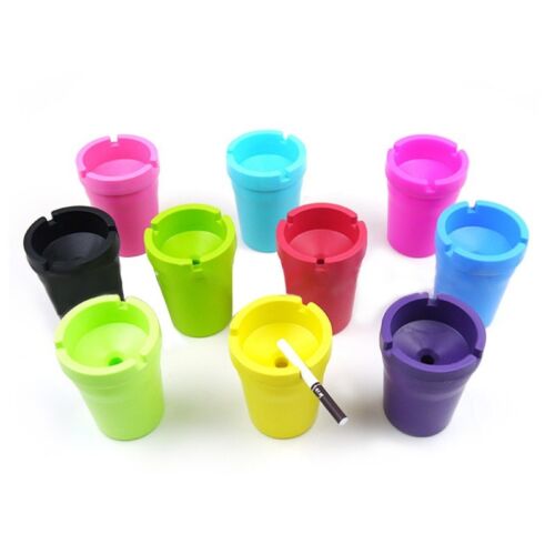 Portable Jumbo Butt Bucket Ashtray Cigarette Extinguishing Car Cup Ash Holder - Picture 1 of 12