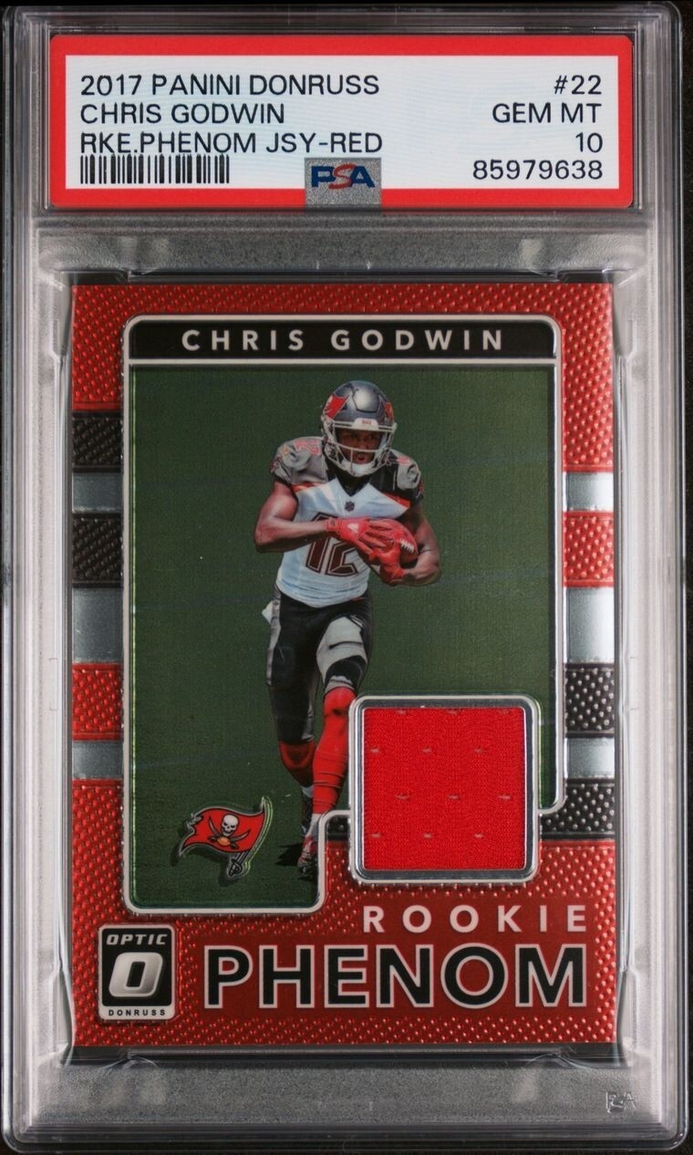 Chris Godwin Panini Donruss Rookie Phenom Jerseys #22 Red