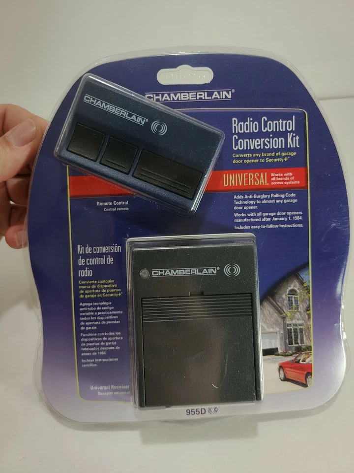 NUEVO Kit de conversión de radio control Chamberlain 955D abridor de puerta de garaje universal Foto 2 de 4