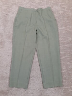 EP Pro Capri Women's 8 Sage Green Active Golf Crop Pockets Stretch High Rise