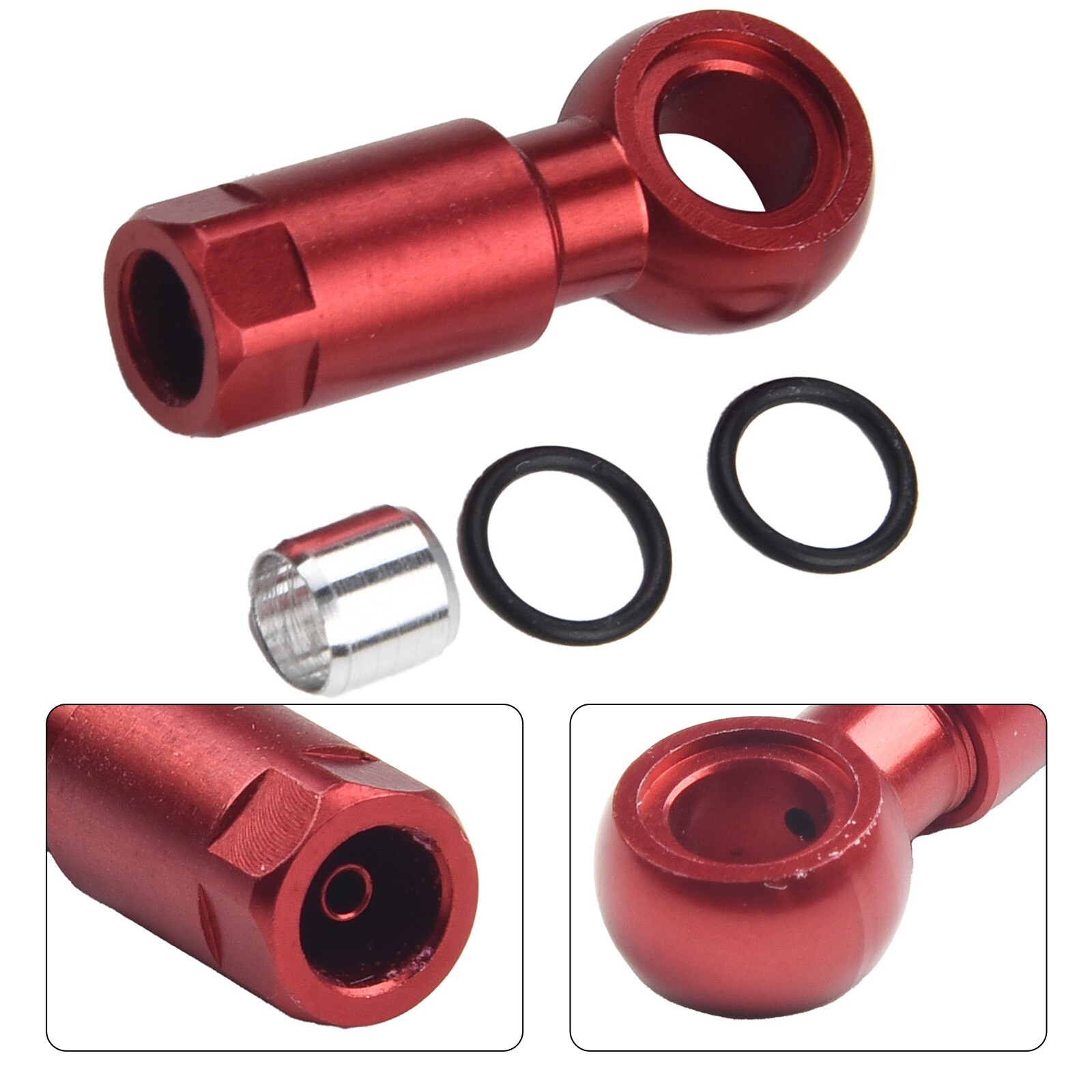 24 Pezzi Olive E Inserti Per Freni BH90 Bicicletta - Oro E Argento - Foto 9