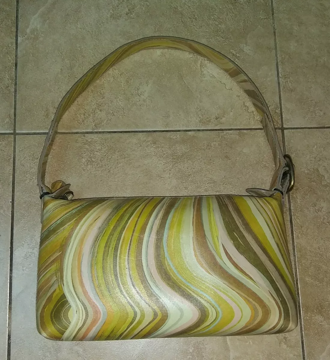 VERY RARE Paul Smith Swirl Stripe Multicolored Shoulder bag