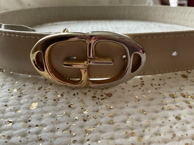 VINTAGE 1970s GUCCI BELT Rare Goldtone & Silvertone Inverted  display picture 3